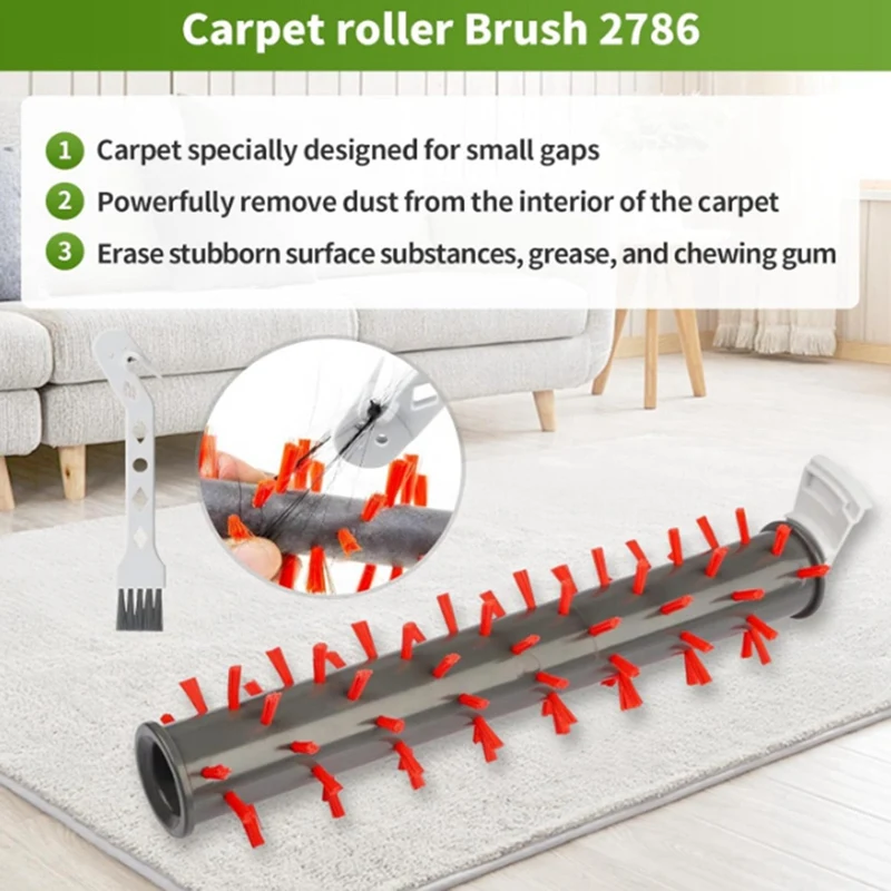 7 шт. роликовые щетки и замена фильтра для Bissell Crosswave 2554 2554A, аксессуары для вакуумного подметального робота