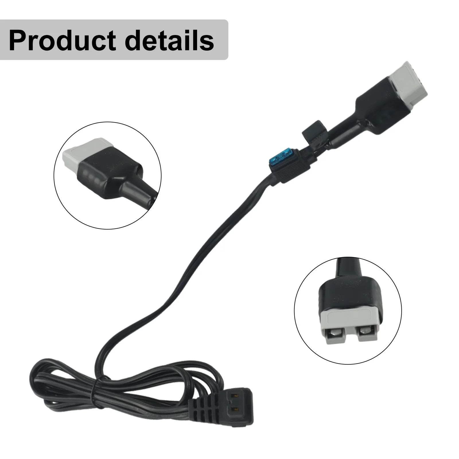 

Кабель питания постоянного тока 50А, защита от перенапряжения, надежное соединение, конструкция для скрытого монтажа, защита от перегрузки по току, для кемпинга