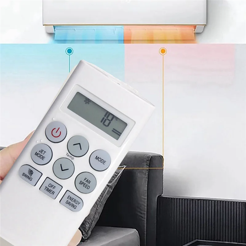ABSQ-For AKB73756203 Air Conditioner Remote Replacement Universal Remote Control Unit