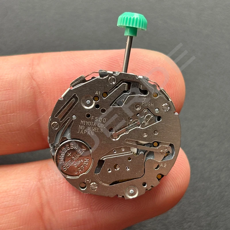 اليابان المستوردة FS00 حركة 6 الأيدي متعددة الوظائف تقويم واحد حركة كوارتز 3 نقاط التقويم ساعة حركة الملحقات