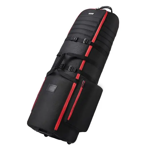 

VEVOR Golf Club Travel Bag Golf Luggage Case Cover with Wheels 1800D Oxford