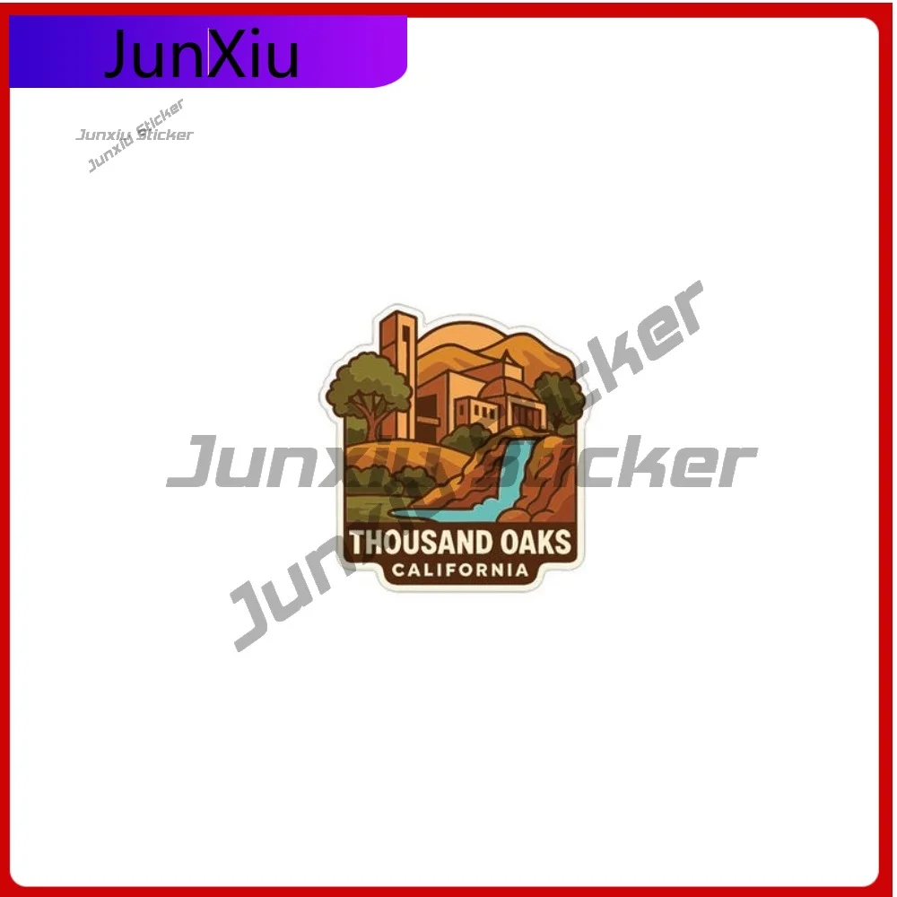 

Thousand Oaks California City Sticker Vinyl Waterproof Decal Truck Electric Scooter Yacht Car Window Decoration Waterproof Decal
