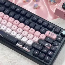 120 Keys Planet Escape Keycaps Cute Keyboard Cap Cute PBT Moa/Cherry Profile Gaming Key Caps for Mechanical Keyboard Accessories
