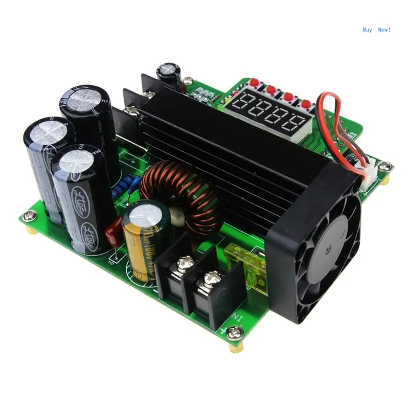 Direct Current  Step Up Boost Power Converters 15A Module Adjustable Step Up Voltage Regulator Board 8-60V to 10-120V