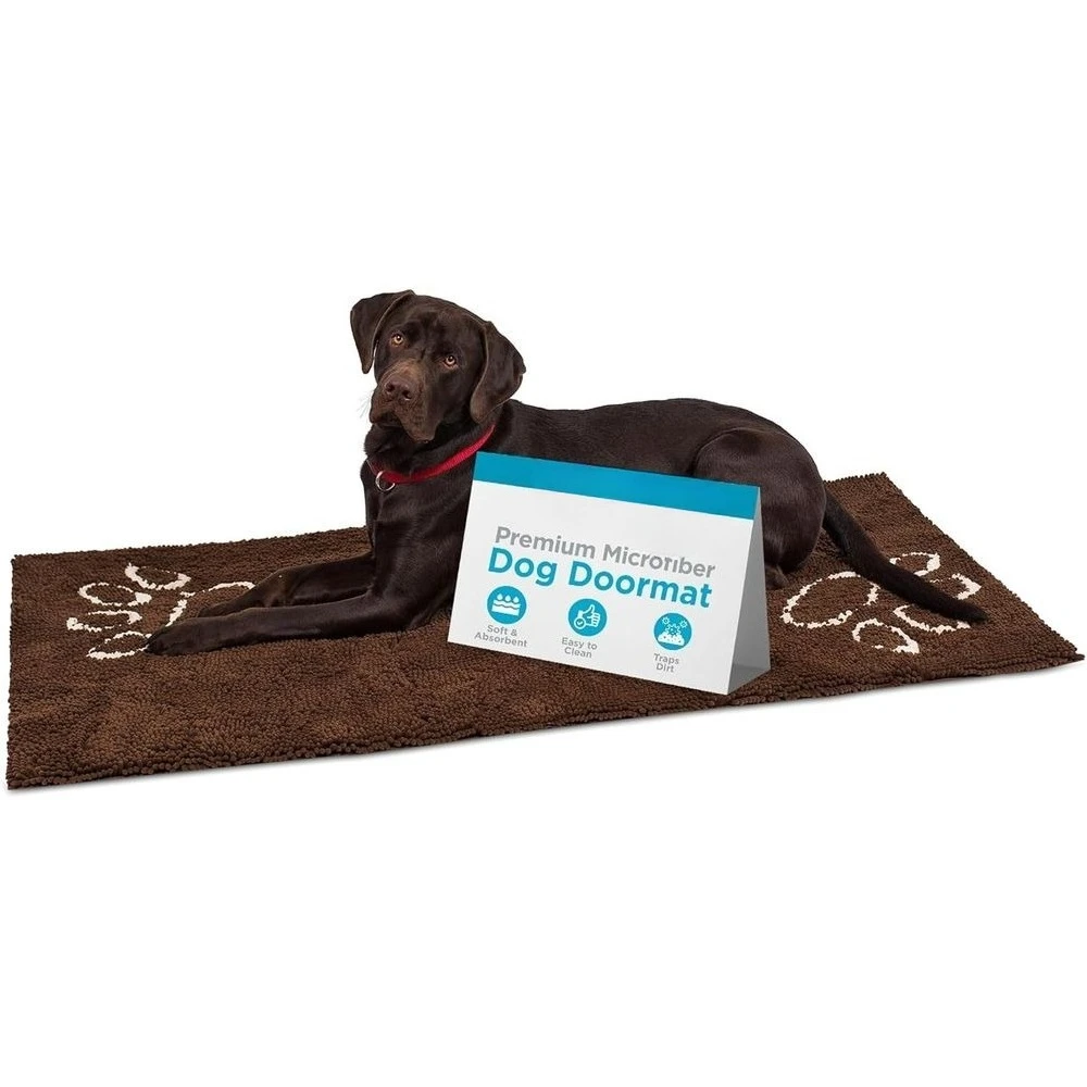 

Впитывающий коврик для животных - нескользящий, мягкий и прочный, 60x30 см, коричневый