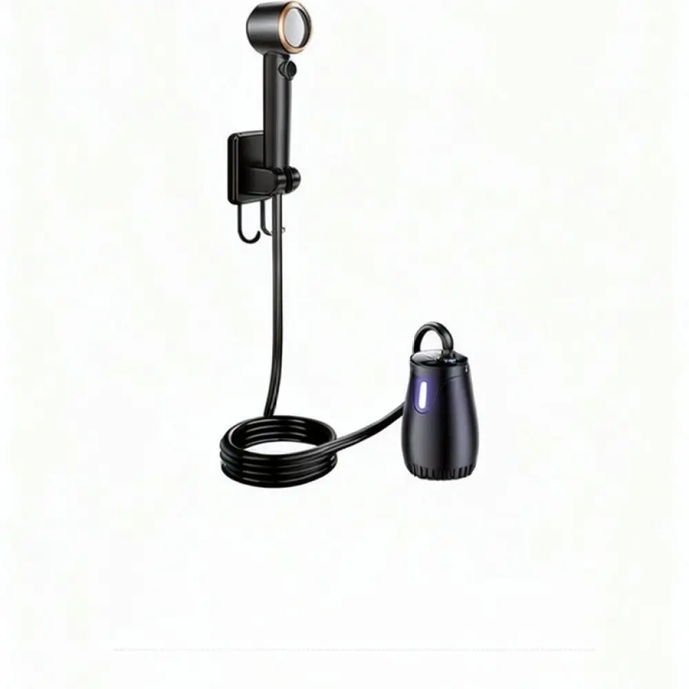 Camping Shower System Electric Water Pump Rechargeable Portable Bathing Sprayer For Hiking Backpacking Outdoor Washing