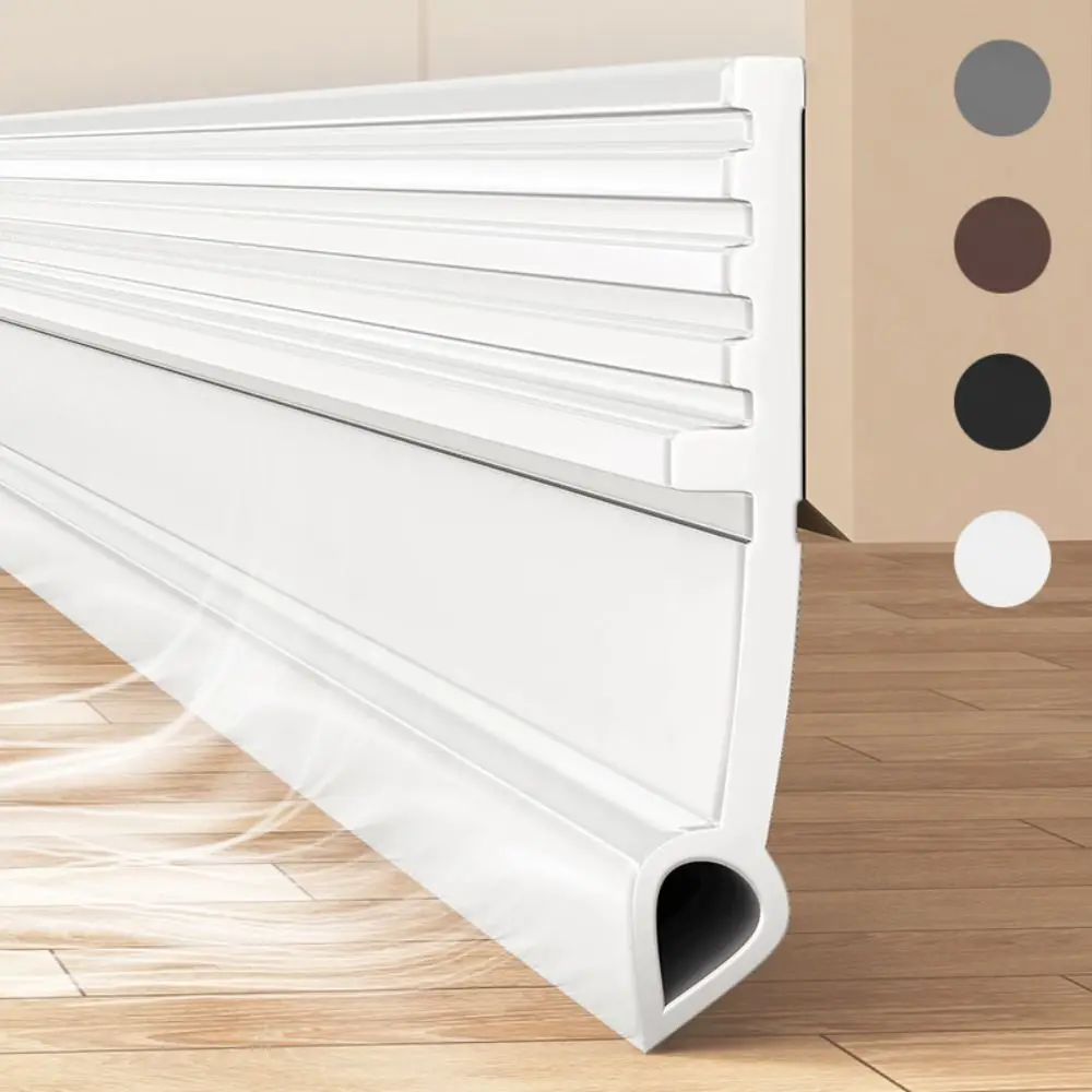 Professional Noise Reduction Door Draft Stopper Self-adhesive PVC Weather Stripping Home Thickened Draught Excluder Living Room