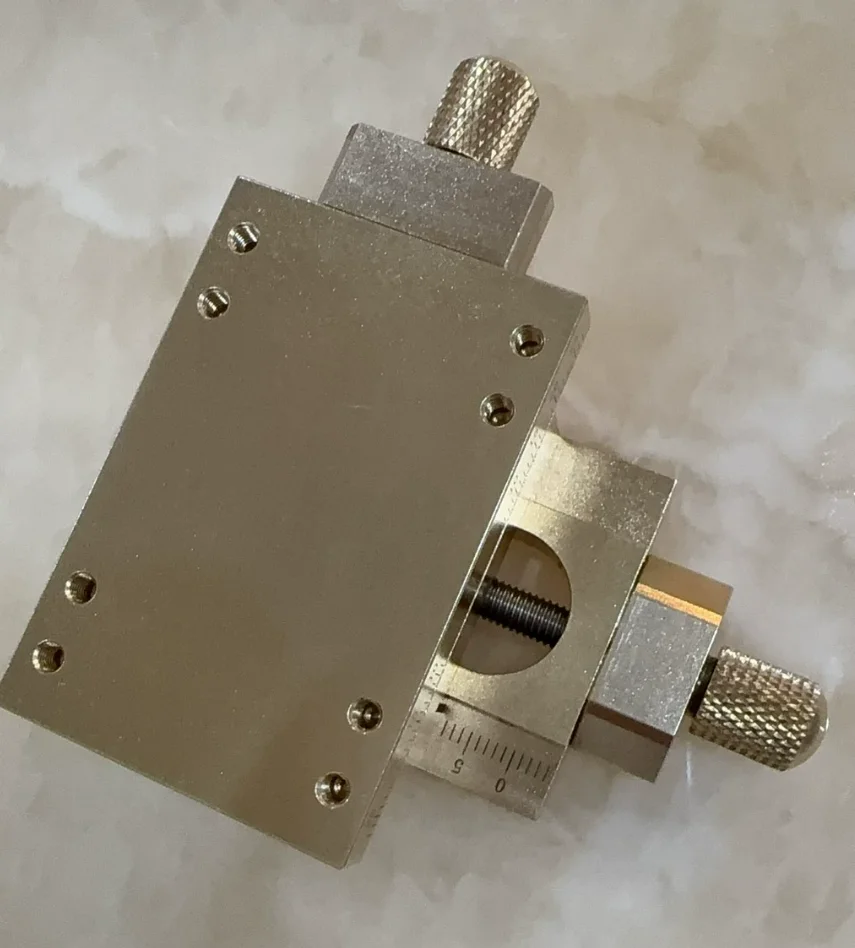 Mini Cross Slide Vise with Dovetail Guide, XY Axis Adjustable Micro Sliding Table Bench Clamp