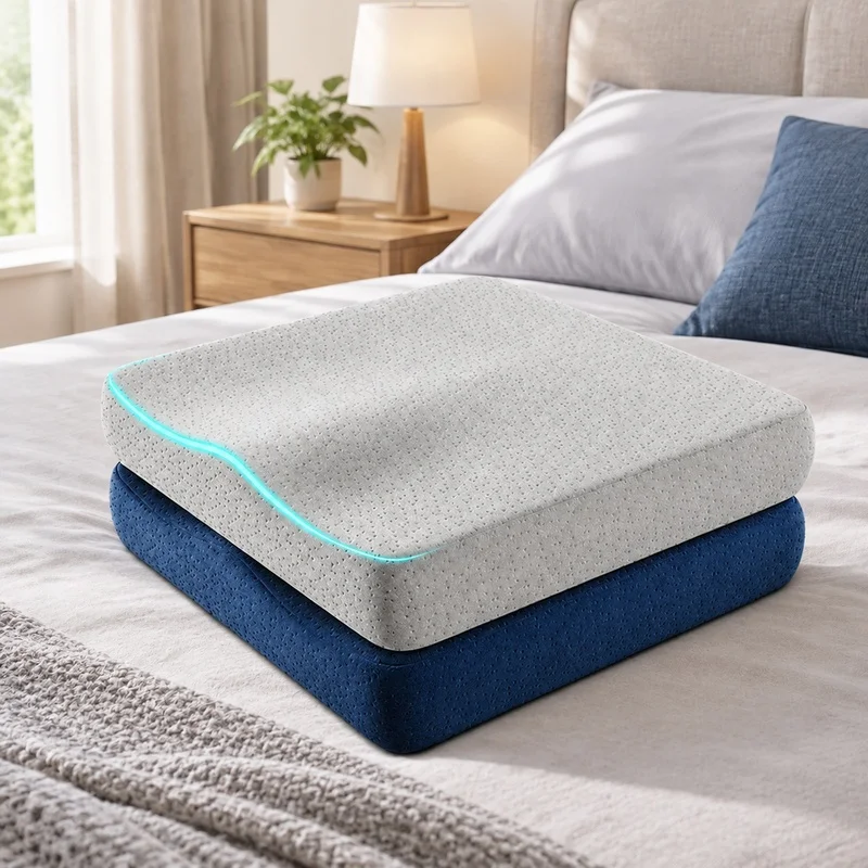 Ergonomic Memory Foam Seat Cushion for Office Use, Designed to Alleviate Hemorrhoid Discomfort and Enhance Comfort