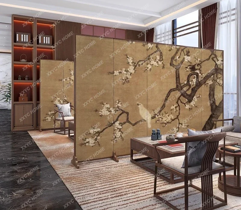 Flower and bird screen living room home decoration partition porch