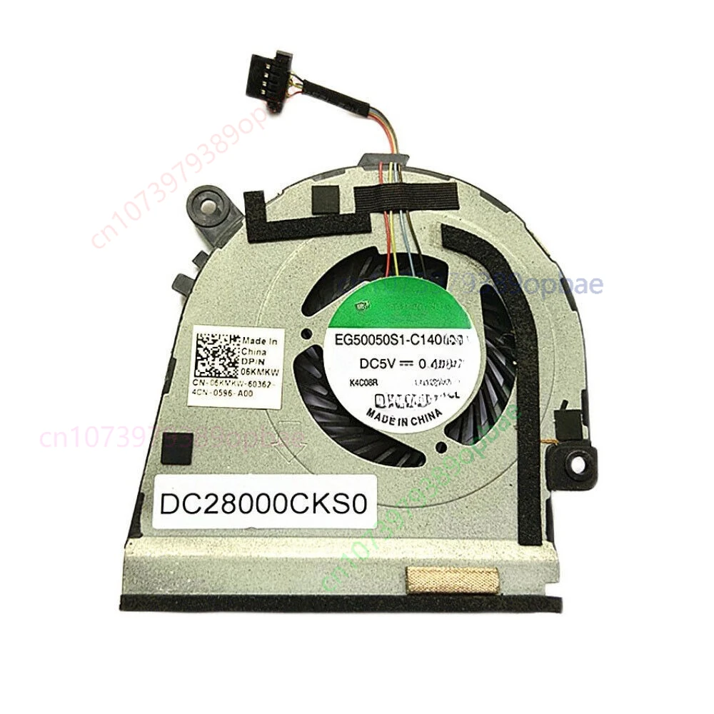 6KMKW Laptop Cooling Fan 4-Pin 5v 0.4A EG50050S1-C140-S9A For Dell XPS 12-9Q33