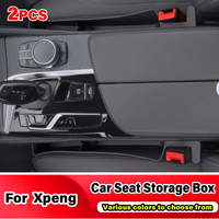Car Seat Gap Organizer TPE Auto Crevice Stowing Tidy Storage Box Interior Accessories For Xpeng G9 G3 P7 P5 G3i X2 X9 N5 F57 G6
