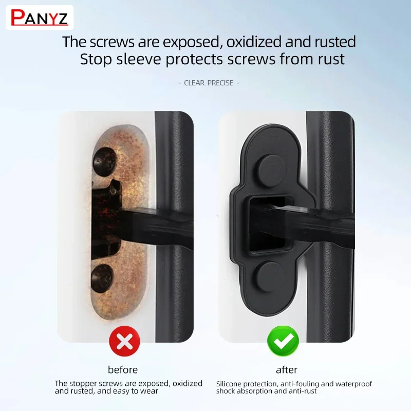 For BYD SEALION 07 Door Limiter ABS Protection Cover Door Lock Buckle Cover Modification Model Silicone Door Arrester Pads