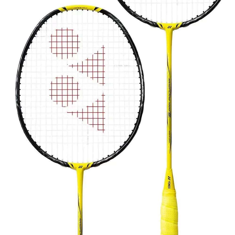 Badminton Racket yy Ultra-light Carbon Fiber Flash NF 1000Z Yellow Speed Type Increased Swing Professional