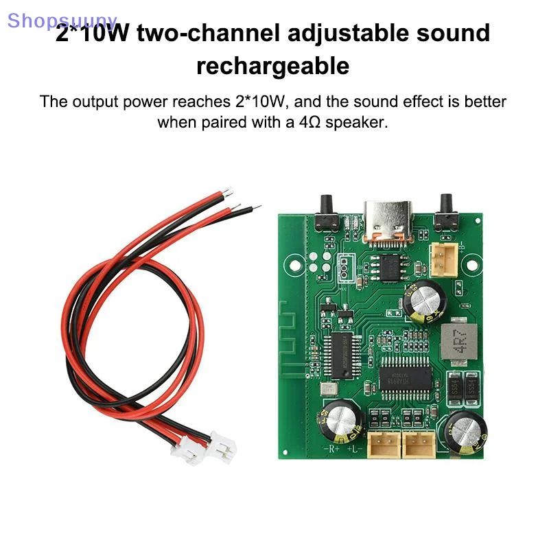 Hifi Amplifier Board - [SU]DC5V/3.7V TWS Stereo Bluetooth Amplifikatör Kartı