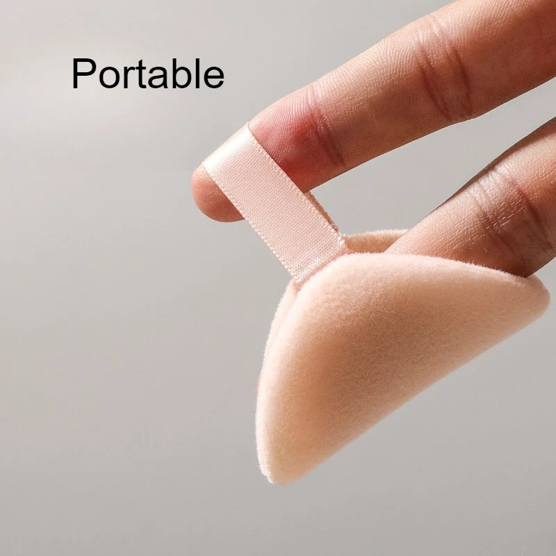 2개입 원형 얼굴 파우더 파운데이션 퍼프 휴대용 부드러운 화장품 퍼프 메이크업 파운데이션 스펀지 전문가용