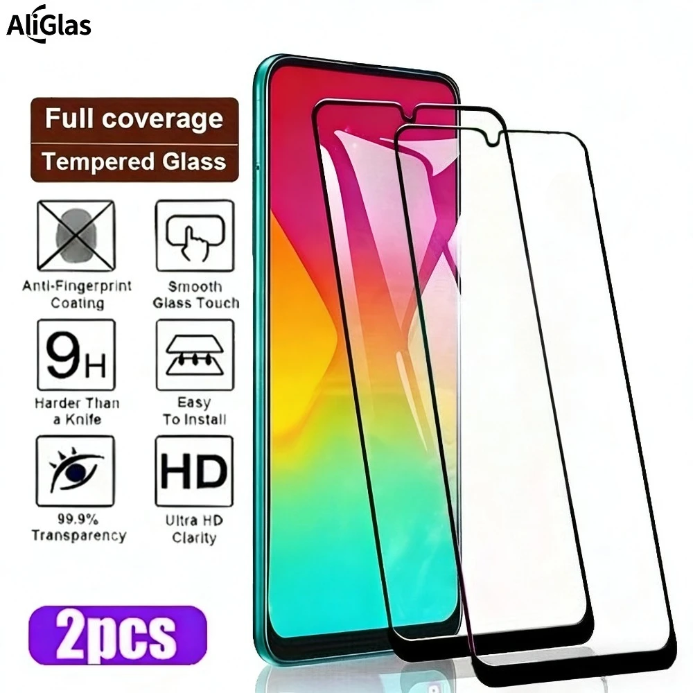 

2 шт. ультра прозрачное закаленное стекло для Samsung Galaxy A13 A16 A17 A26 A35 A56 Защитная пленка для экрана Samsung A07 A15 A26 A36 A55 A73