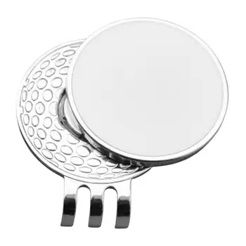 Golfbal Marker Hoed Clip Metaal Magnetische Golfbal Marker Outdoor Sportuitrusting Riem En Pocket Clip-On Golfbal Marker Voor