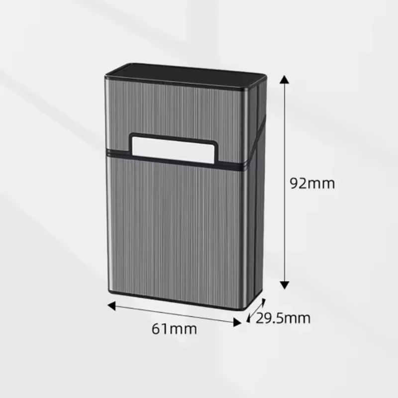 Customized 20-Pack Anti-Pressure And Moisture-Proof Portable Sealed Cigarette Box, Fashionable And Popular Gift For Friends