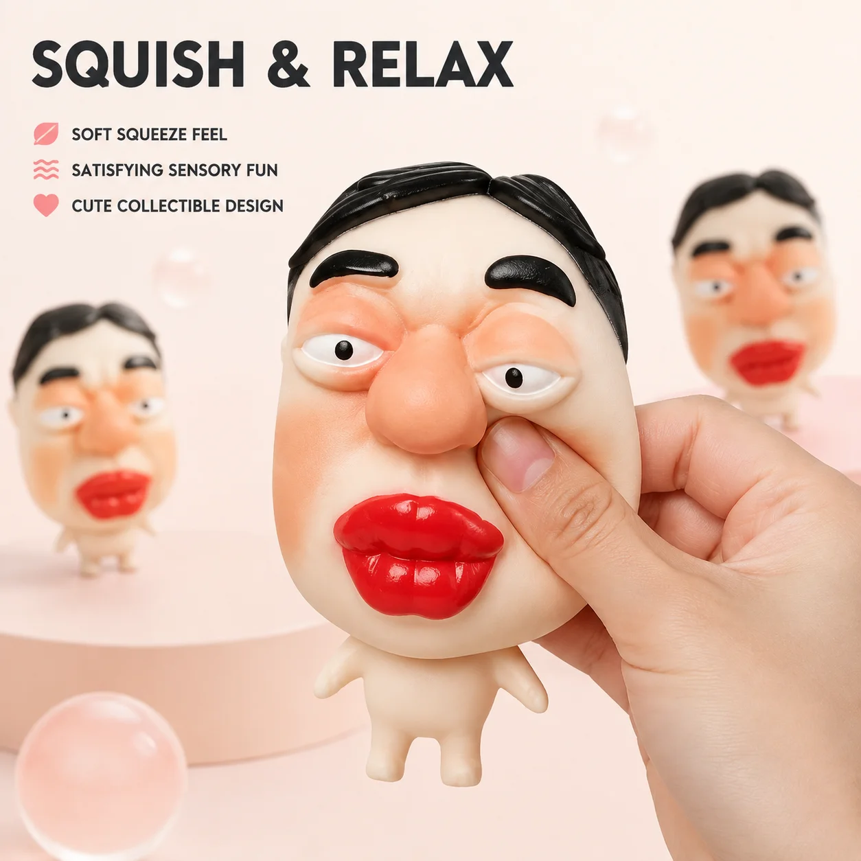 Prank Toys - Brinquedo antiestresse Squishy em forma de