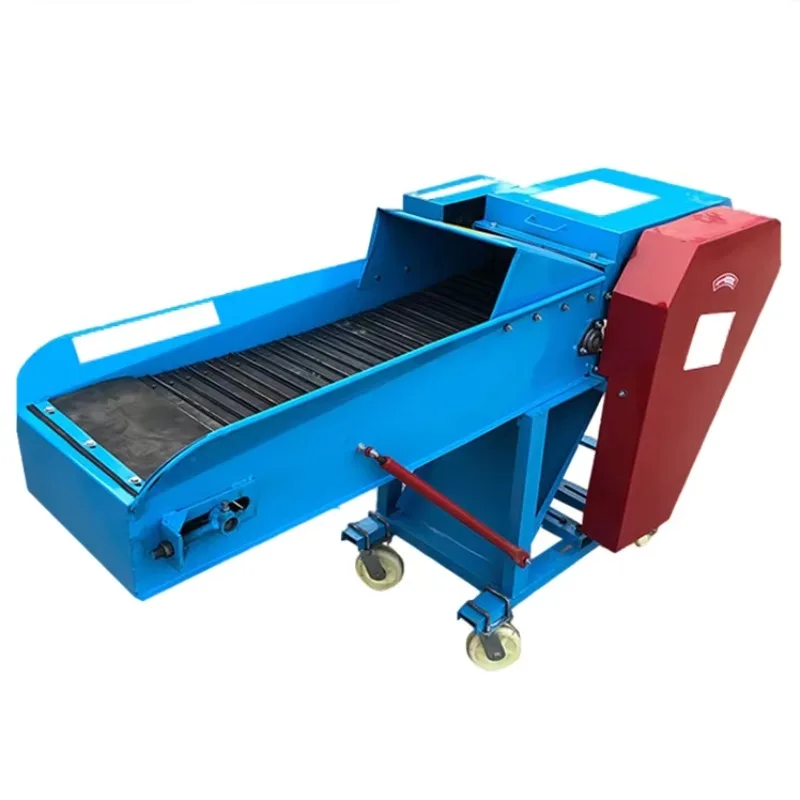 Cattle and Sheep Feed Silage Shredder Forage Crushing Kneading Straw Animal Feed Chaff Cutter Corn Crusher Grass Chopper Machine