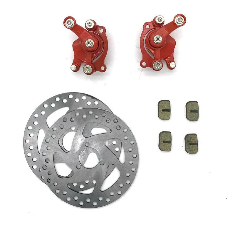 Front Rear Disc Brake Caliper Pads Brake disc 140mm For 47cc 49cc Chinese Mini Moto Kids ATV Quad Dirt Pocket Bike Gas Scooter