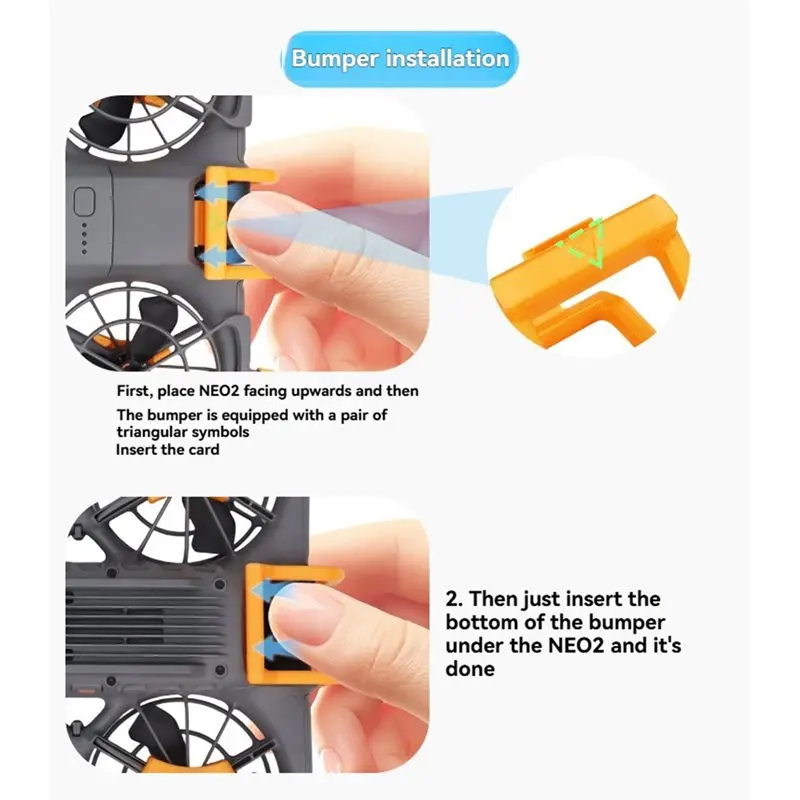 【NEWLY】For DJI NEO 2 Accessories For DJI NEO 2 Body Protection Kit Bumper+ Protective Cover+ Landing Gear