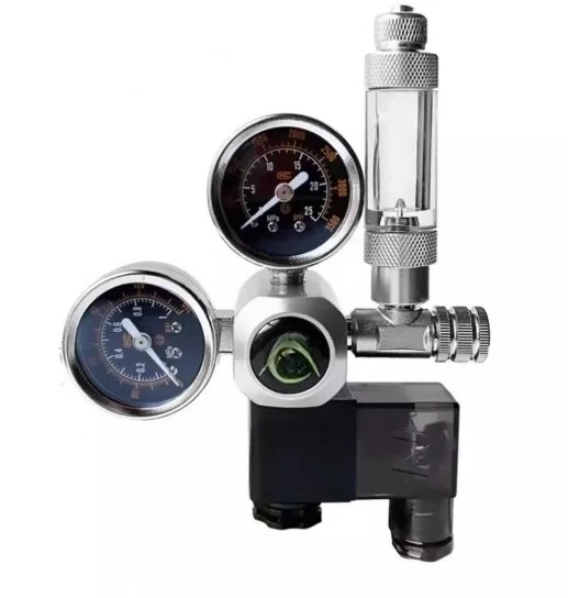 

Регулятор CO2 для аквариума W21.8 G5/8 220 В, магнитный электромагнитный обратный клапан, счетчик пузырей для аквариума, инструмент для аквариума