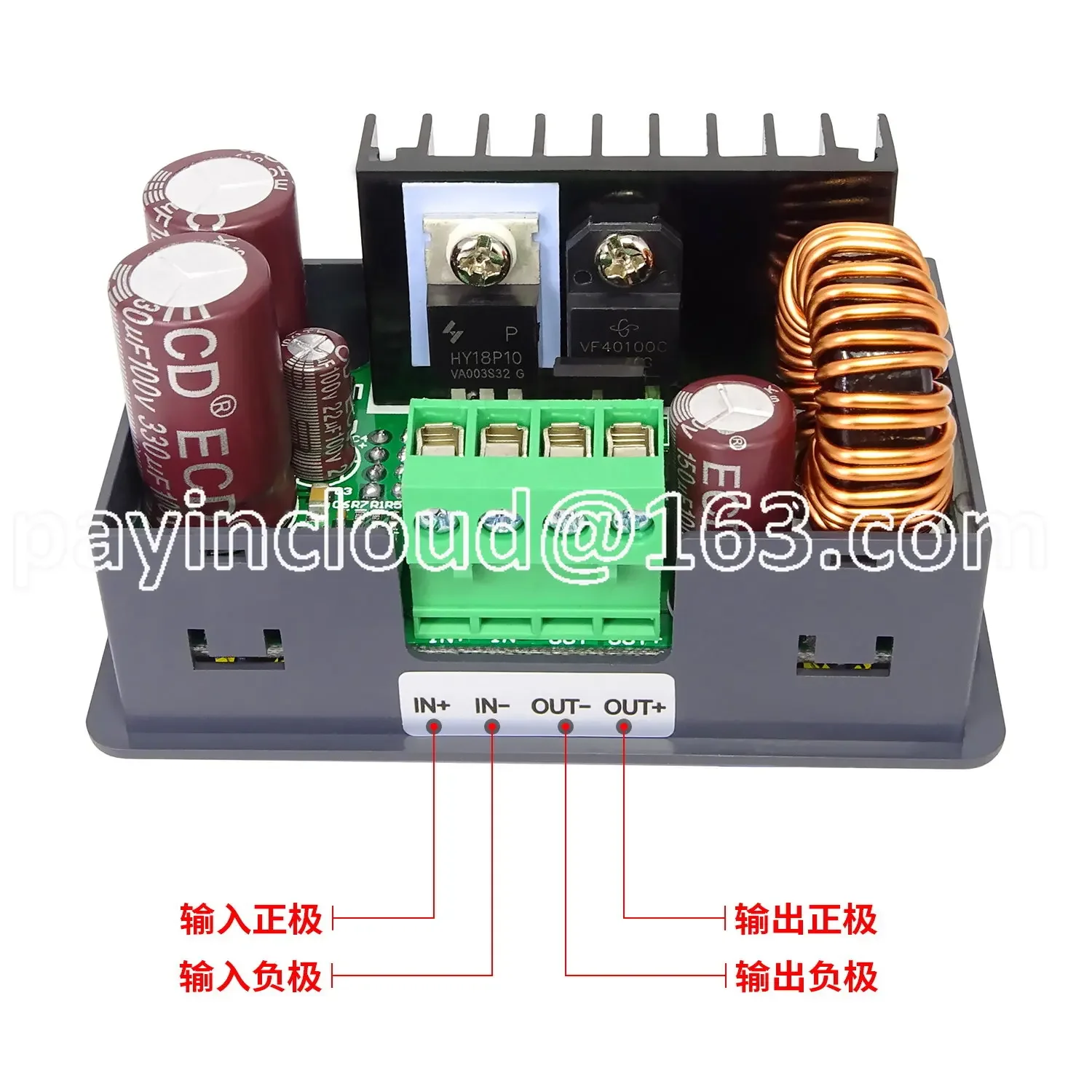 DC Adjustable 60 V48v72v Step-down Module CNC Digital Display High Voltage Wide  Charging Regulated Power Supply Belt