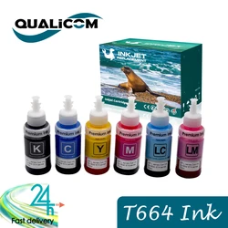 664 672 673 674 compatível com Refil de Tinta para IMPRESSORA EPSON EcoTank T664 T672 T673 T674 para L800 L805 L810 L850 L1800 L351 L350 L551