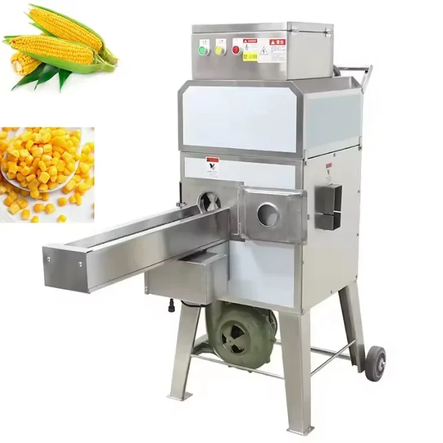 Custom Portable Corn Thresher Machine Automatic Sweet Corn Kernel Removing Equipment