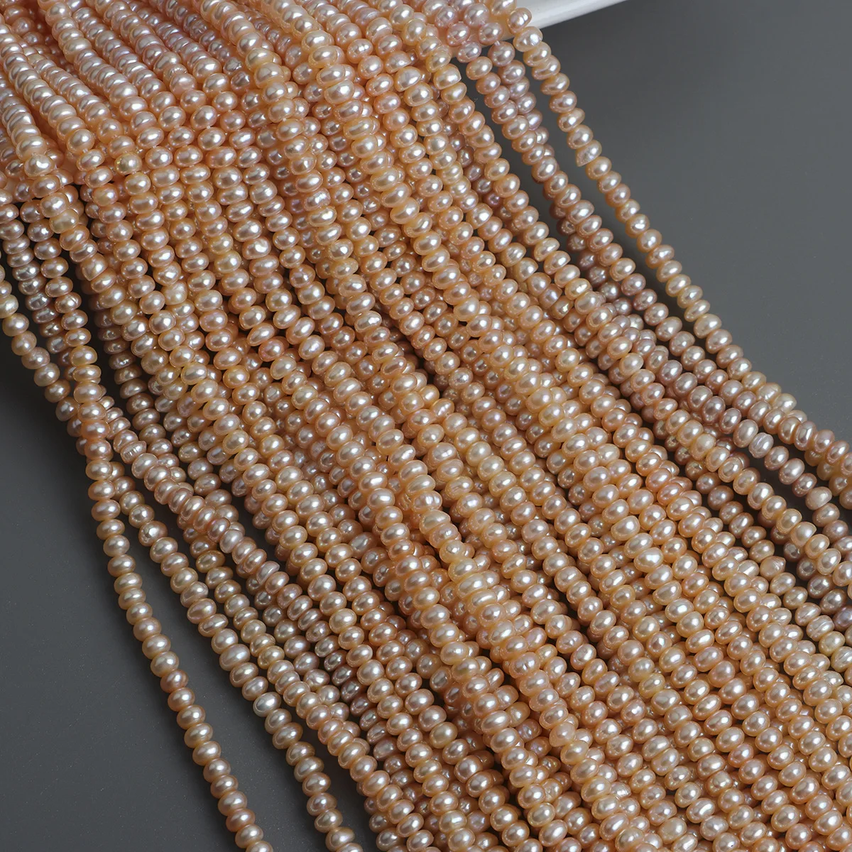 

Натуральные пресноводные плоские бусины Kumquat 4 мм, сильный свет и хорошее качество, маленькие бусины, ожерелье, сделай сам, ювелирные материалы