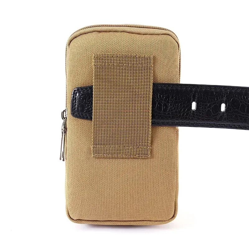 Męska sportowa torba biodrowa o dużej pojemności, wielofunkcyjna, nowa sportowa torba na telefon, portmonetka, etui na karty, łatwa do przenoszenia. — zdjęcie 5
