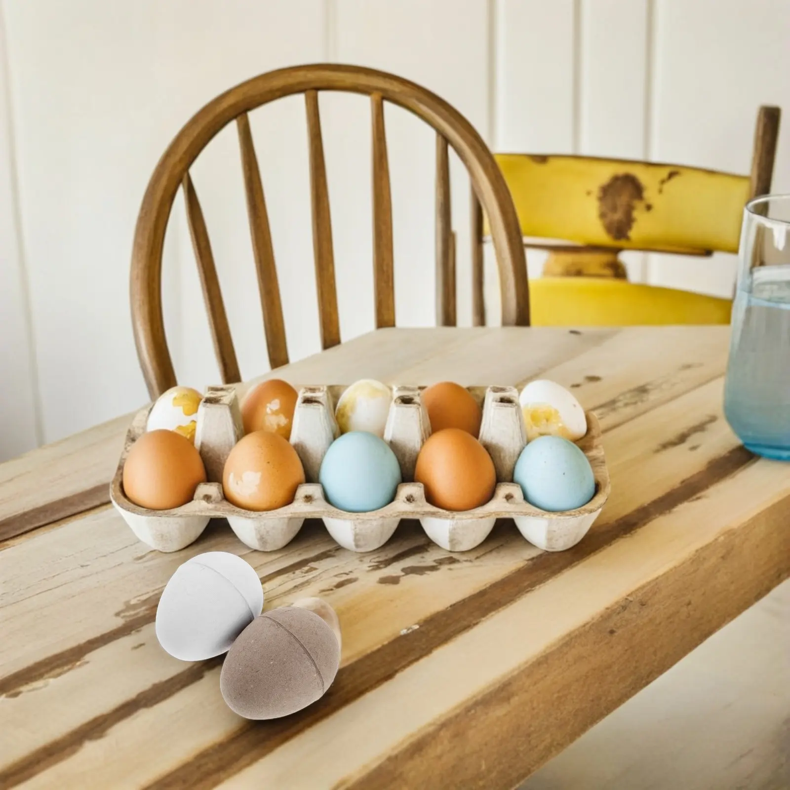 

Набор из 24 неокрашенных бумажных пасхальных яиц для творчества: для детей и взрослых, для росписи, декорирования, поделок своими руками, винтажный декор, пустые, для наполнения