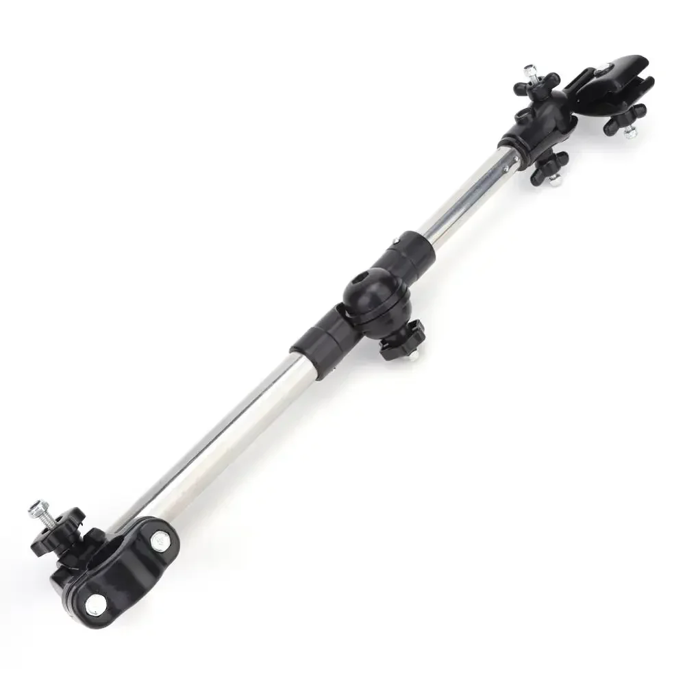 Retractable Foldable Multifunctional Elderly Wheelchair Baby Stroller Umbrella Handle Accessories Holder Support Frame Connector view 5