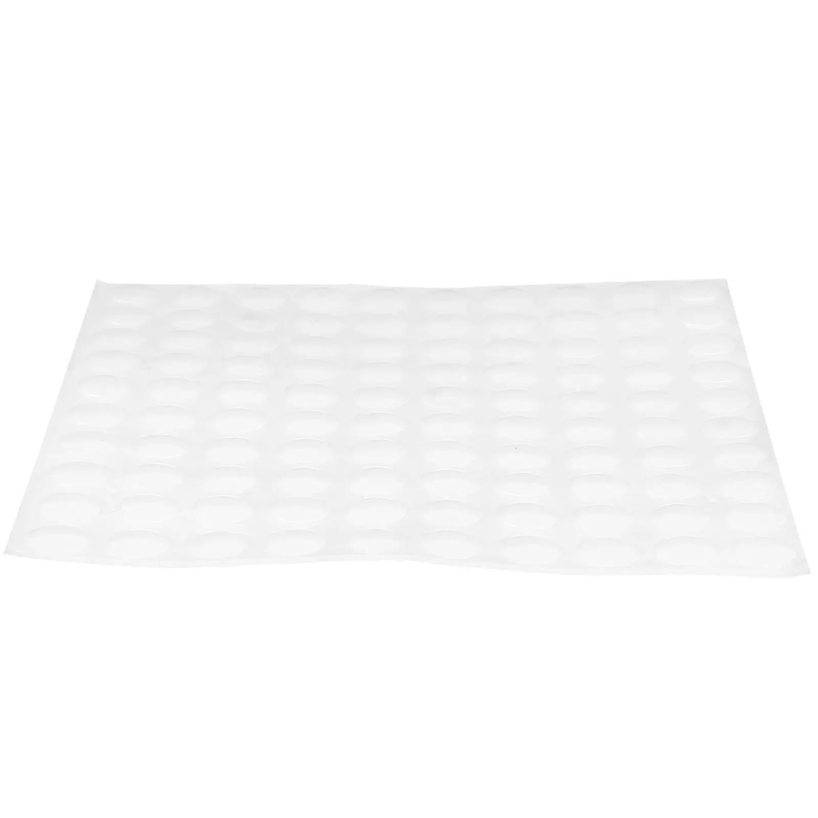 1Sheet Clear Adhesive Bumper Pads for Doors Cabinets Drawers Prevent Slamming Scratching Sliding Non-Damaging Furniture