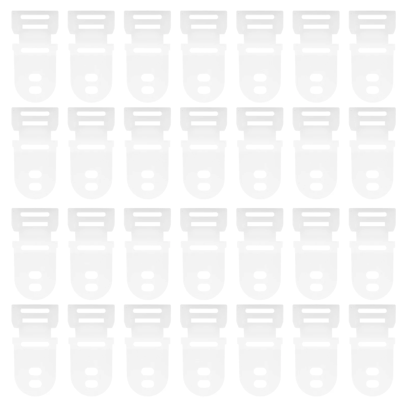 

20pcs Safety Buckles Easy Attachment Chin Strap Repair Parts Replacement Construction Hard Hat Clip Accessories