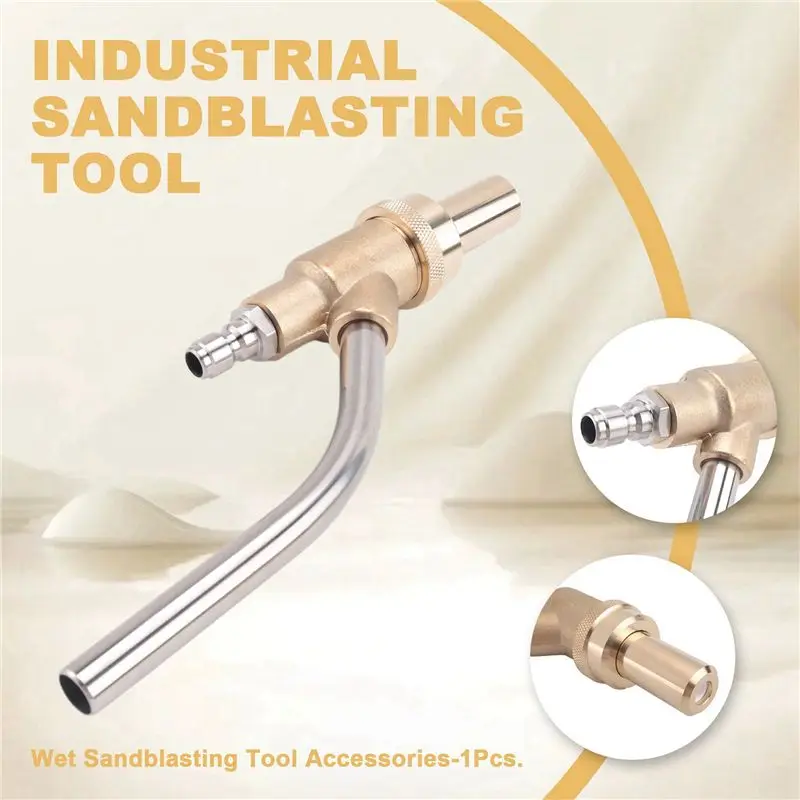 ABJI-Industrial Sandblasting Tool Nozzle, Wet Sandblasting Tool Accessories-2Pcs