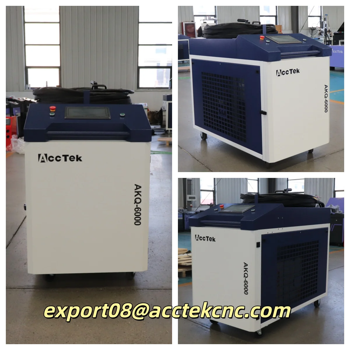 고출력 레이저 클리닝 머신 6000W 레이저 용접 이음새 클리닝 머신 S&A 워터 칠러 포함