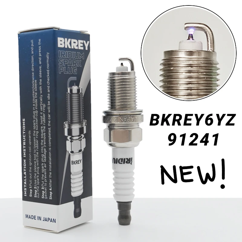 4/20pcs BKREY16YZ 91241 Brand New Iridium Spark Plug For Toyota For 90919-YZZAA 90919 YZZAA Q16-U 90919YZZAA Car Accessories