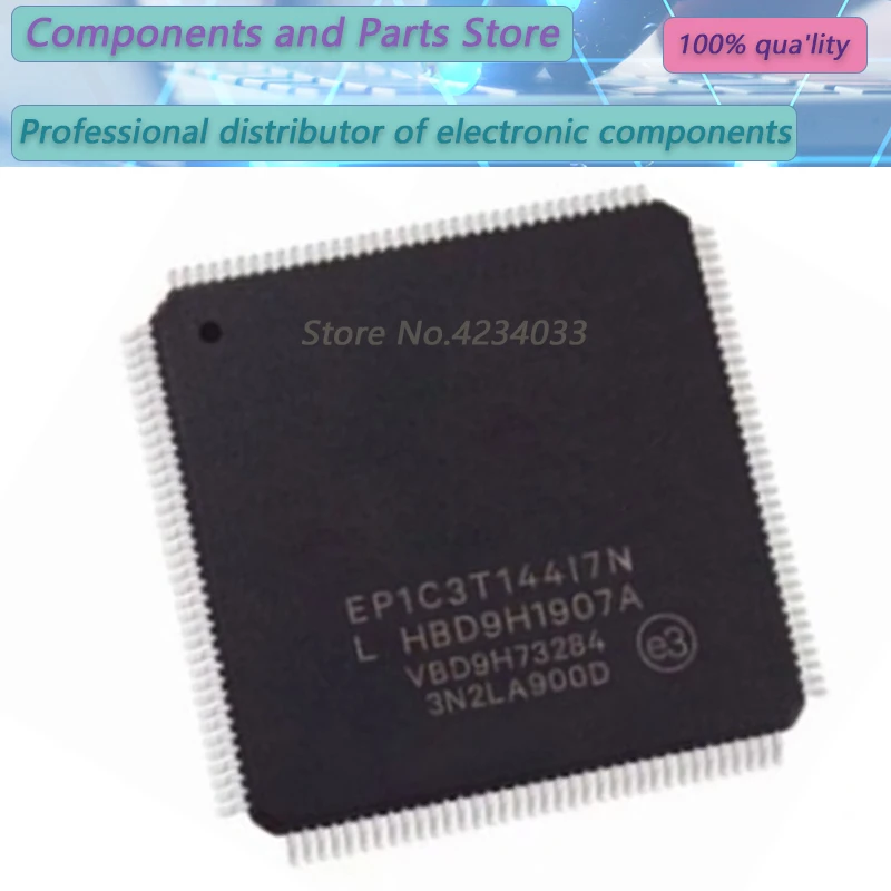 

1PCS EP1C3T144I7N EP1C3T144I7 EP1C3T144 QFP NEW100% EP1C 3T144I7N