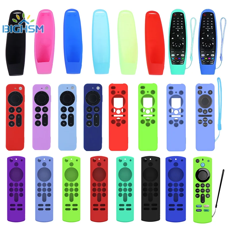 Apple Remote Control Silicone Protective Case Remote Controllor Prevent Scratche Drop Protect Sleeve For Apple TV 4K/HD