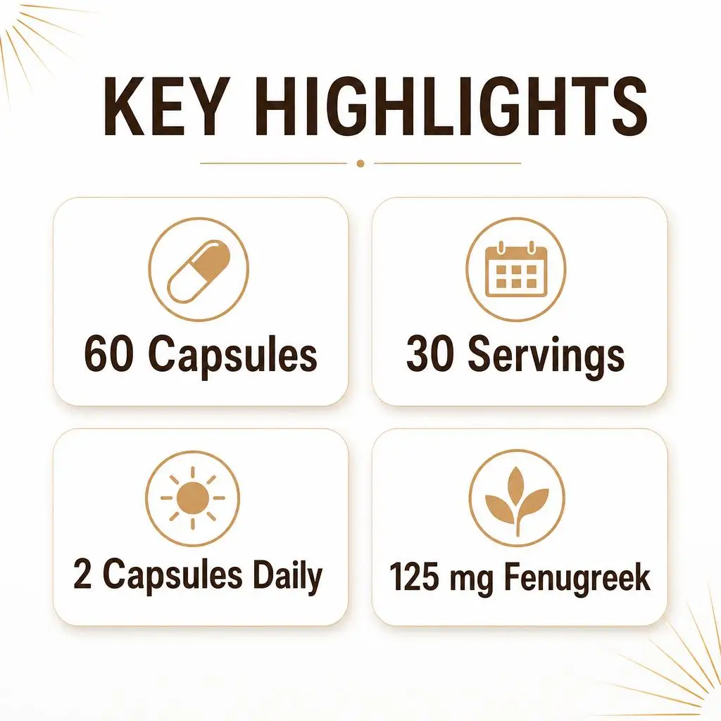 BushAid Sunless Tan Glow Capsules with Astaxanthin Lycopene Fenugreek for Even Skin Tone and Enhanced Radiance, 60 Count