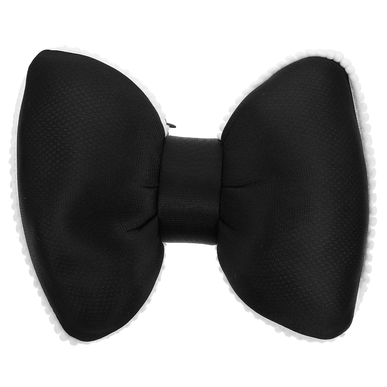 

1pc Car Headrest Pillow Universal Fit Neck Cushion Premium Sturdy Auto Seat Accessory Bow Shape Design For All Vehicles