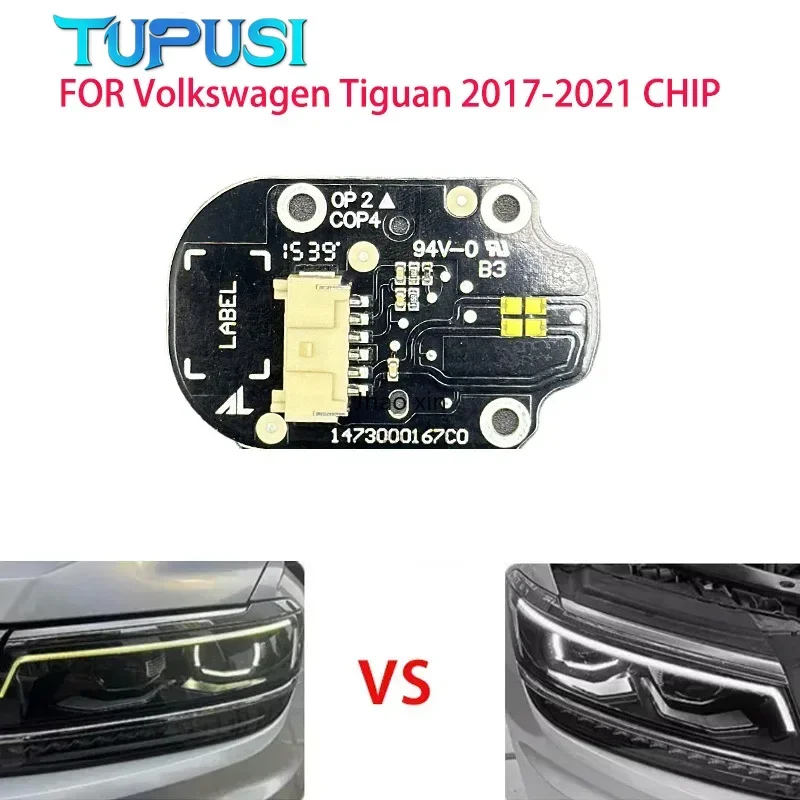 

White DRL LED Light for Volkswagen Tiguan 2017-2021 Headlights Chip Circuit Board Light Source Board Chip 1473000168 5TA998475C