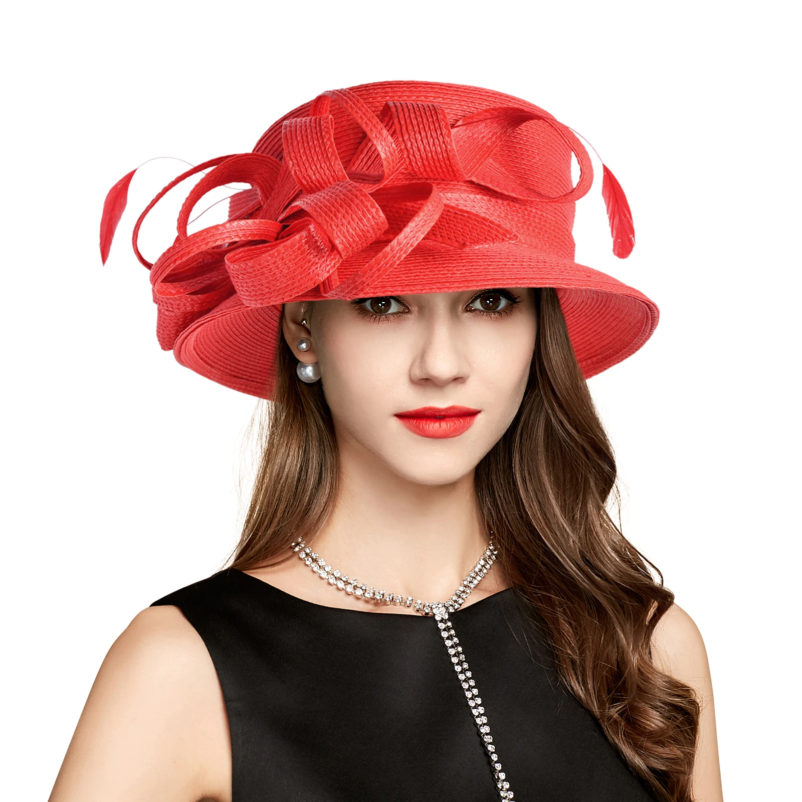 Kentucky Derby Hat Tea Party Formal Church Hat For Women 2023 fancy hats Sombrero Mujer S10-3707