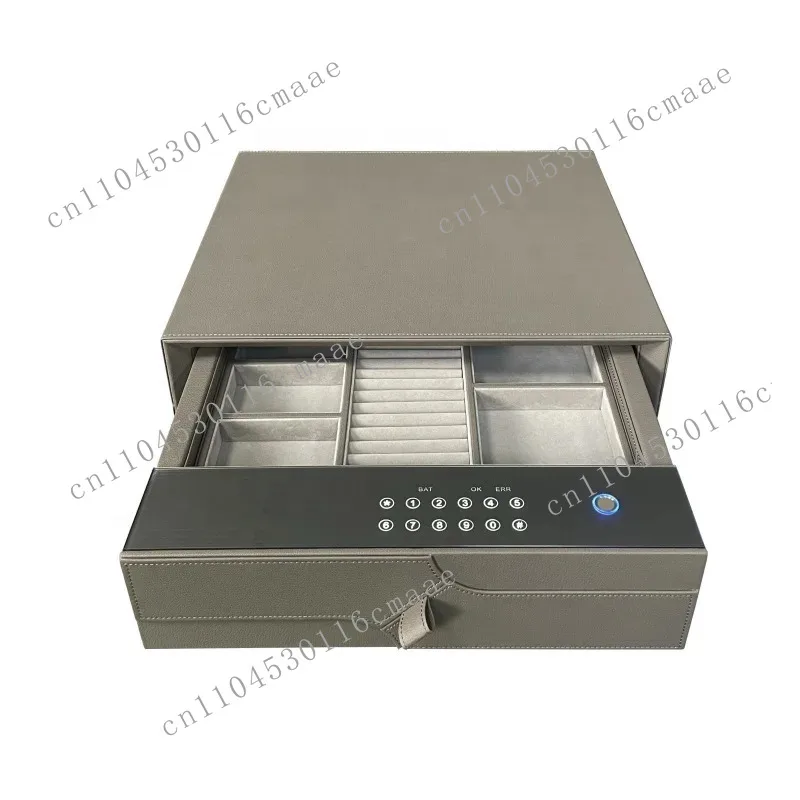 Wholesale Smart Concealed Cashier Built in Fingerprint Password Deposit Safe Box Drawer Wardrobe Fittings