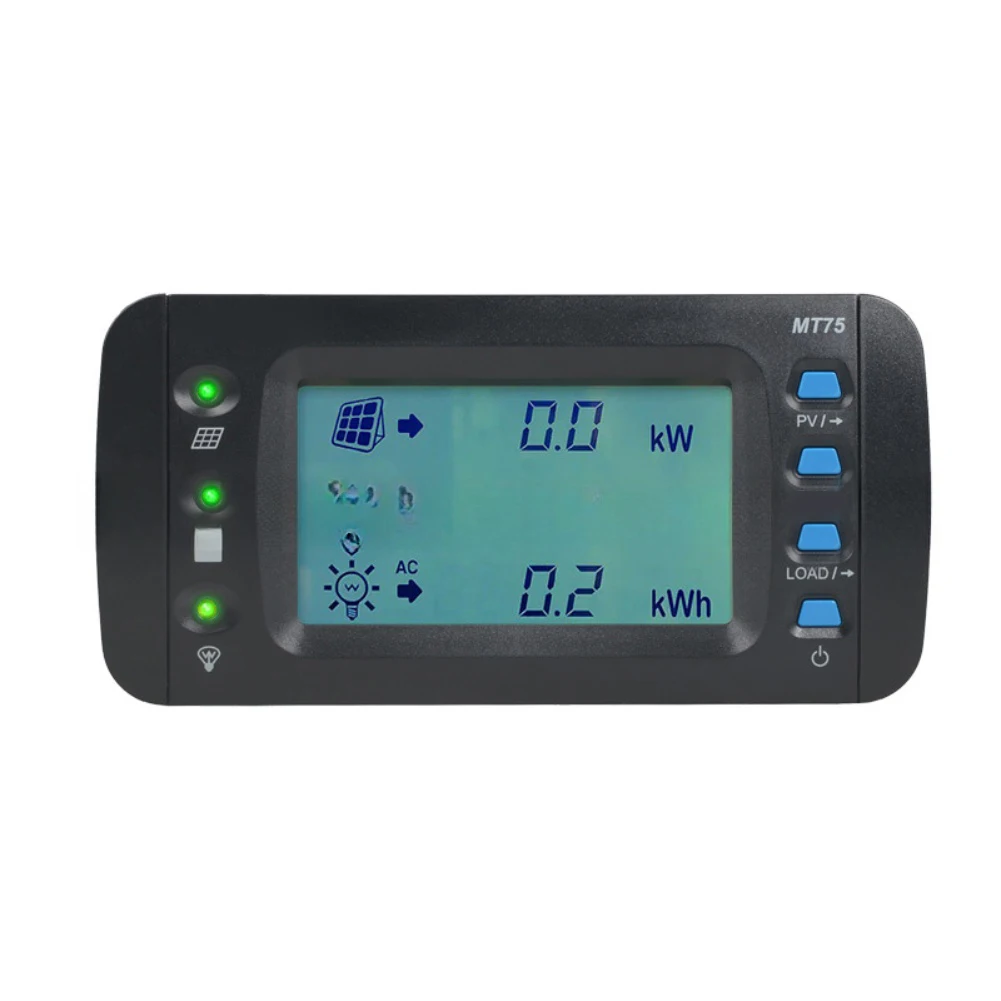 

LCD Display Meter Inverter Monitor Off-grid Solar Applications Dual Communication Ports Mobile App Compatibility