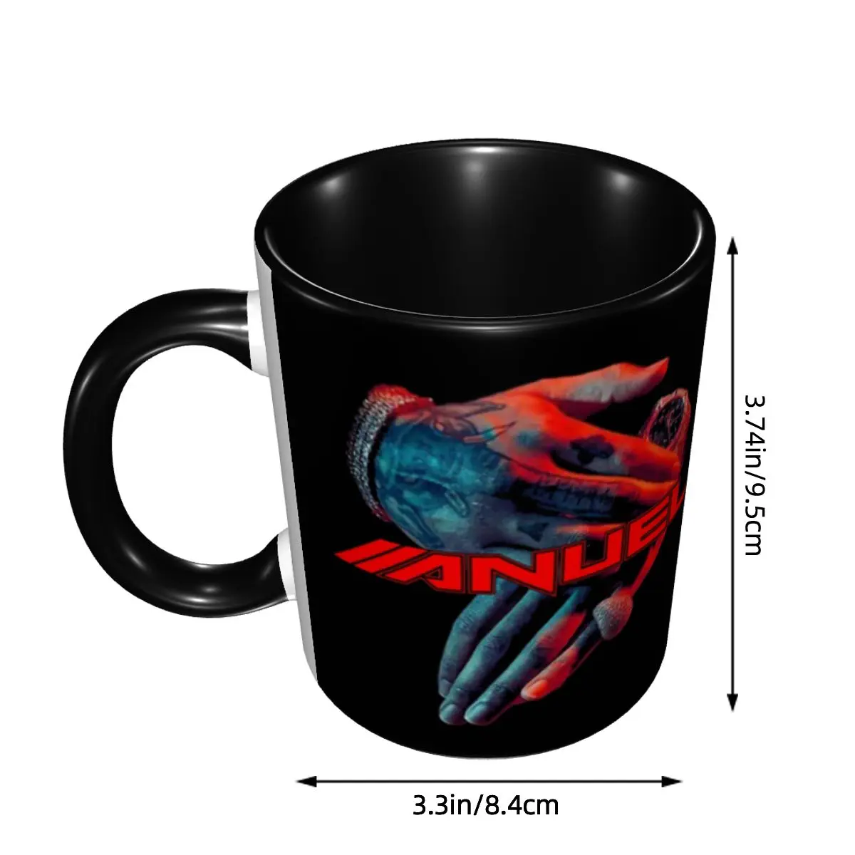Personalized Anuel AA Rapper Mug DIY Ceramic Tea Milk Coffee Cups