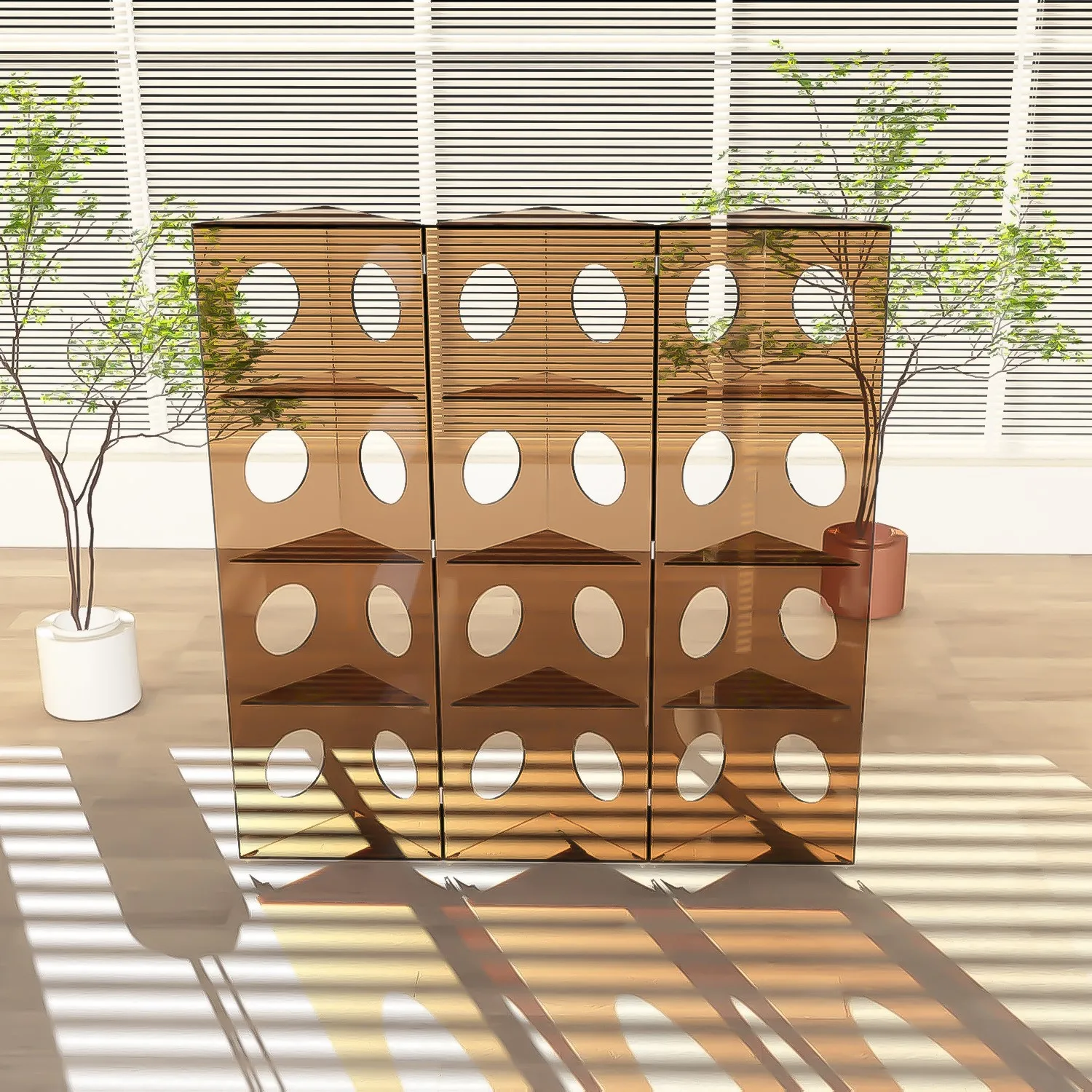 

Экранная перегородка, современная простая гостиная, складная мобильная блокирующая полупрозрачная входная ширма